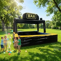 Canapé flottant gonflable commercial de luxe pour piscine, idéal pour les fêtes en extérieur et les bars aquatiques pour adultes