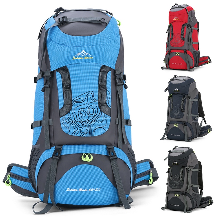 17 in waterproof laptop backpack VBP100  Large Travel Backpack with USB Port, Waterproof, Expandable for Weeklong Trips Black