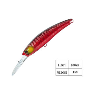 Leurre flottant <span class=keywords><strong>ZOZ</strong></span> Manufacturer 15g, appât artificiel en ABS dur pour la pêche au maquereau et au bar, imprimé - Product Image 1