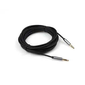1m 3ft 3,5mm Aux-Kabel Auxiliar-Kopfhörer kabel 3,5mm Aux-Audio-Buchsen adapter TPE-Soft kabel