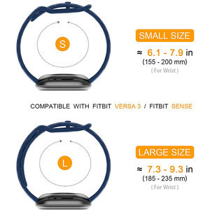 <span class=keywords><strong>Bracelet</strong></span> tendance pour <span class=keywords><strong>Fitbit</strong></span> Versa 3 4 <span class=keywords><strong>Sense</strong></span> 2, <span class=keywords><strong>bracelet</strong></span> intelligent en silicone TPU souple, étanche et respirant, dernier style - Product Image 4