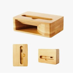 Bamboo <b>Speaker</b> <b>Stand</b> Modern Simple Design For Home Office Hotel Restaurant Decorative Accessory - Product Image 1