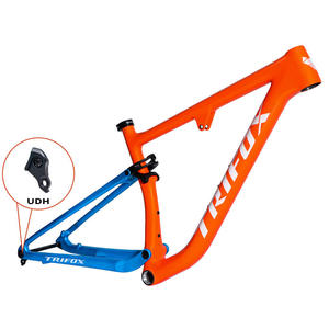 <span class=keywords><strong>Cadre</strong></span> de <span class=keywords><strong>VTT</strong></span> <span class=keywords><strong>TRIFOX</strong></span> T800 entièrement en carbone léger 29er XC à suspension intégrale avec frein à disque hydraulique pour la course sur sentier - Product Image 2