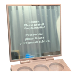 Portable <b>Square</b> Vanity <b>Mirror</b> Plastic Frame Foldable Minimalist Design Durable Home Use - Product Image 1