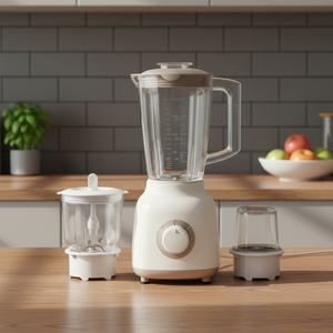 Nouveauté : Ensemble mixeur électrique pour smoothies et batteur sur socle, capacité de 1,6 L, 4 lames, 2 vitesses, usage domestique, style <span class=keywords><strong>KitchenAid</strong></span> - Product Image 1