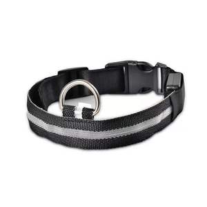 Goedkope Oplaadbare Huisdier Anti-Verloren Hond Lichtgevende Lichtgevende Hond Usb Opladen Hondenhalsband Led Knipperende Halsband - Product Image 5