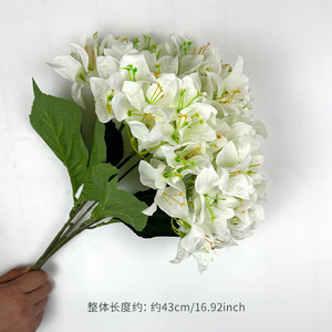 Bougainvillier artificiel violet 43 cm, fleur en soie, décorations de mariage - Product Image 5