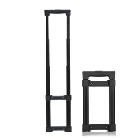 Poignée télescopique rétractable en aluminium pliable et détachable pour valise, pièce de rechange OEM pour bagage