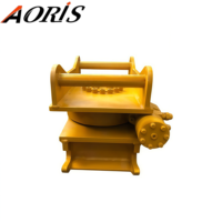 Accouplement rapide hydraulique rotatif à 360 degrés de taille S45, directement de l'usine, pour excavatrice de 5 à 9 tonnes