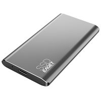 EAGET M1 SSD Externe Mini à Haute Vitesse 128 Go/256 Go/512 Go/1 To pour Ordinateur Portable