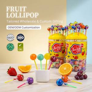 Piruletas creativas de 10g para bañera, dulces duros de frutas a granel, aperitivos para niños, menta, sabores de fresa dulce, azúcar - Product Image 1