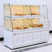 Vitrine de pain moderne, présentoir de boulangerie personnalisé, comptoir de décoration Design magasin de nourriture, vitrine de boulangerie en bois