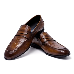 Vente en gros, personnalisation, chaussures élégantes de luxe pour l'automne, brogues, <span class=keywords><strong>mules</strong></span> de bureau, chaussures pour hommes en cuir véritable avec sangle - Product Image 3