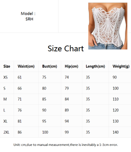 Chuangerm OEM 2026 <span class=keywords><strong>Corset</strong></span> bustier à épaules dénudées, style cœur, brodé motif paon ajouré, sculptant et cintrant la <span class=keywords><strong>taille</strong></span> - Product Image 6