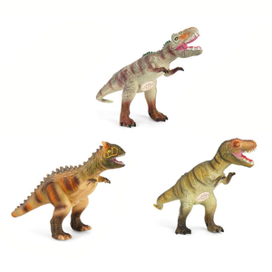 UCOK - Juego de 6 Dinosaurios de Vinilo con Sonidos IC, 38 cm, Animales de Peluche Suaves para Niños, Juego de Educación Temprana - Product Image 2