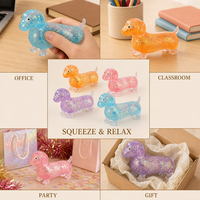 Jouet Squishy Teckel pour le bureau, anti-stress, à remontée lente, en TPR, chien saucisse à presser, pour adolescents, adultes, fêtes, vente en gros