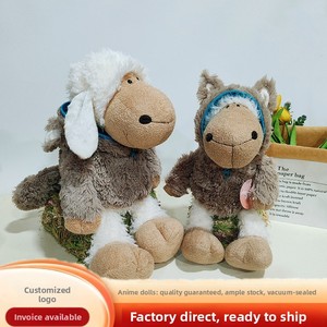 Peluche Animal Logan Pecora in Abito da Lupo con Imbottitura in Cotone PP, Antistress per Età 14+ - Product Image 2