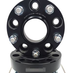 Entretoises de roue en aluminium BOTRAK WA 35mm 5x127 à 5x5 pour <span class=keywords><strong>jeep</strong></span> Wrangler Unlimited JK Commander XK Grand <span class=keywords><strong>Cherokee</strong></span> WK - Product Image 2