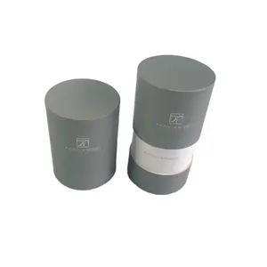 环保圆筒礼品纸管平顶100% 回收牛皮纸茶纸罐食品级