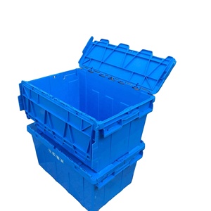 Nhà Máy Trực Tiếp Bán <span class=keywords><strong>Heavy</strong></span> <span class=keywords><strong>Duty</strong></span> Lớn Pp Rắn Logistic Doanh Thu Loại Bỏ Nestable Stackable Tote Nhựa Crate - Product Image 2