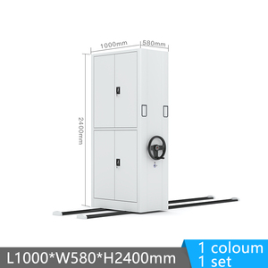 Thép Tủ hồ sơ di động hệ thống kệ thương mại Lưu trữ nhỏ gọn 6 lớp với khóa chính và xây dựng bền - Product Image 2