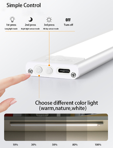 40cm Rechargeable LED <strong>Under</strong> Kitchen <strong>Cabinet</strong> <strong>Lighting</strong> Wireless Motion Sensor Night Light <strong>Cabinet</strong> Light - Product Image 3