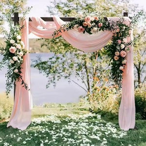 Arc carré moderne <span class=keywords><strong>en</strong></span> <span class=keywords><strong>bois</strong></span> pour événements corporatifs et événements verts de jardin Célébration de mariage - Product Image 1