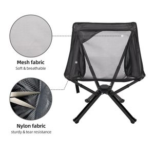 Silla de Camping Plegable Portátil Personalizada, de Apertura Rápida, Moderna, de Aluminio, Tipo Luna, para Actividades al Aire Libre y Senderismo - Product Image 3