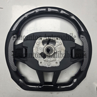 Volant de direction en fibre de carbone pratique avec LED, en promotion, pour BMW Série G M3 G20 G30 G80 M4 G82 M5 CS