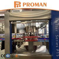 Machine d'étiquetage de bouteilles PET réglable de 300 ml à 1,5 L avec colle OPP, conception personnalisée pour usine, ligne complète