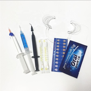 Professional Teeth Whitening Material Kit (whitening Gel 35%HP +<strong>gum</strong> <strong>Protector</strong> Gel +desensitive Gel ) - Product Image 1