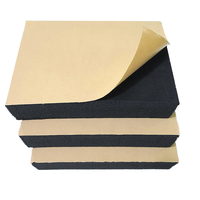 Isolation thermique en mousse auto-adhésive NBR/PVC/EPDM Tapis d'isolation acoustique feuille/rouleau de caoutchouc mousse amortissant