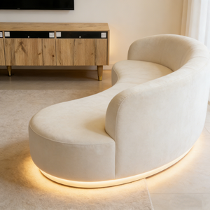 Mueble para <span class=keywords><strong>TV</strong></span> de Madera Acanalada Estilo Mid-Century, Estándar Europeo, Ecológico, Gran Capacidad de Almacenamiento, Consola Multimedia para Dormitorio, Comedor y Sala de Estar - Product Image 6