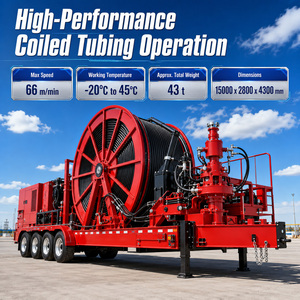รถขุดเจาะแบบหมุน Tigerrig 360/1.5-7900/T เครื่องยนต์ดีเซล พร้อมรถบรรทุกท่อขด CTU สำหรับงานซ่อมบำรุงบ่อน้ำมัน รับประกัน 1 ปี - Product Image 3