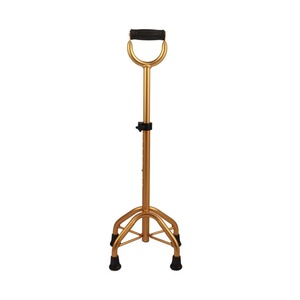 Bâton de marche à quatre pieds en alliage d'aluminium, antidérapant, résistant à l'usure, pour personnes âgées, aide à la mobilité - Product Image 4