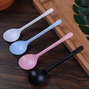 Nhà Máy giá khác nhau colour cấp thực phẩm PS Bộ đồ ăn sữa chua kem bánh nhựa dùng một lần muỗng - Product Image 4