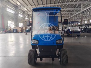 CE Certified 6 Passenger Electric Golf Cart with Front Bumper and Side <b>Steps</b> for Golf Course - Product Image 5