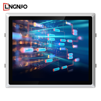 Panel PC Industrial de 17.0 Pulgadas con Pantalla Táctil Resistente, Sin Ventilador, a Prueba de Polvo y Golpes, DC12V, Doble LAN, Puerto HD, para Control de Carriles de Carretera