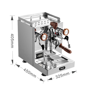 Máquina de Espresso Profesional para <span class=keywords><strong>Cafetería</strong></span> Pequeña, Acero Inoxidable Espejado, Caldera Doble, Bomba Rotativa, Grupo de Infusión Clásico E61, Equipo de Café - Product Image 5