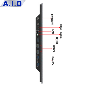 10.1-inch Wall Mount đúng phẳng J1900 <span class=keywords><strong>Touch</strong></span> Panel <span class=keywords><strong>PC</strong></span> công nghiệp cửa sổ máy tính bảng Linux OS Bảng điều khiển công nghiệp <span class=keywords><strong>PC</strong></span> cho xe - Product Image 2