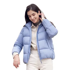 [TANBOER-TD213350] luz adecuada de Caro de moda-vestidos a prueba de frío 90% chaqueta de piel de mujer abrigo de invierno