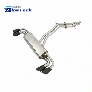 Sistema de Escape Catback Valvetronic de Acero Inoxidable T304 con Tubo de Bajada para Porsche Cayenne E3 9Y0 4.0T V8 - Product Image 2