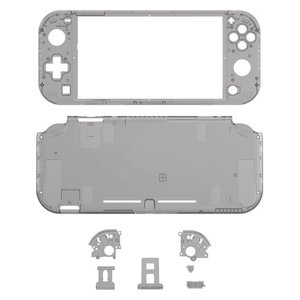 Coques de remplacement personnalisées transparentes noires pour la face avant et l'arrière des manettes Switch Lite pour Nintendo Switch Lite - Product Image 2