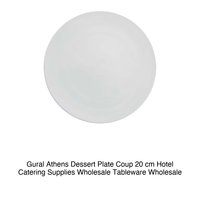Assiette à dessert Athènes Coup 20 cm Gural Atn20Du00