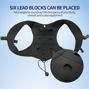 سترة مخصصة 5 مموهة من النيوبرين للغوص مع وزن قابل للتعديل لركوب الأمواج والسباحة - Product Image 6