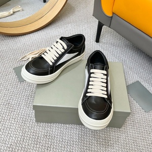 Zapatillas de Diseñador de Lujo de Caña Alta para Hombre y Mujer, Zapatos Casuales de Cuero de Calidad Original, Zapatos Deportivos de Moda de Marca Ricks - Product Image 1