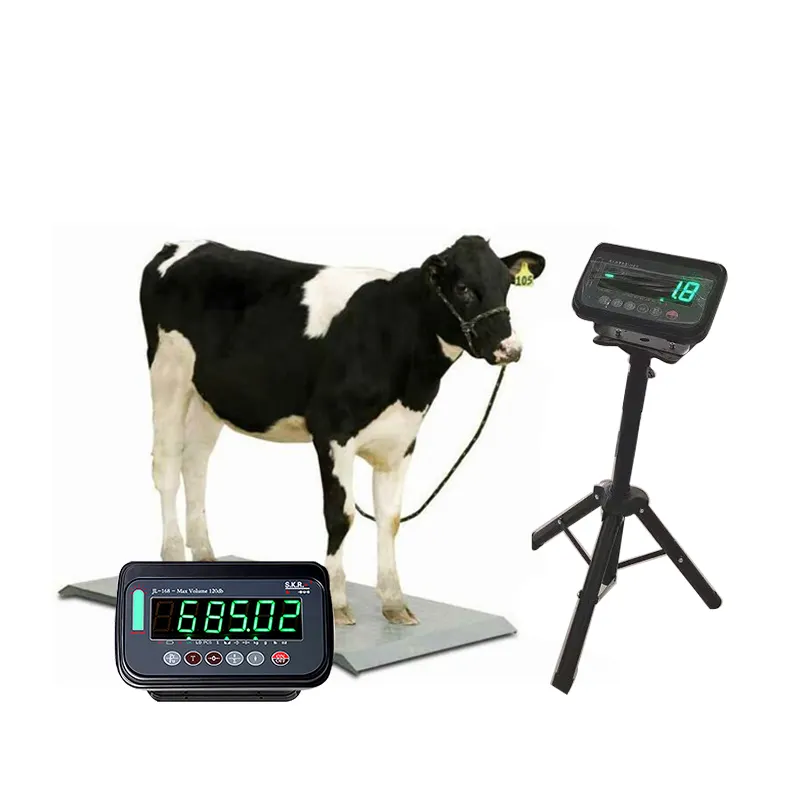 Цифровые весы для крупного рогатого скота, Электронные напольные весы для крупного рогатого скота, 1 тонна