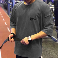 T-Shirt Unisexe Oversize Nice Youpin Personnalisé Qualité Supérieure Tissu Épais pour Sport avec Motif Uni et Col Confortable