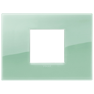 Vimar Placca Classic 2MC Reflex Salvia 12.2x9cm Wall <b>Switch</b> Cover - Product Image 1