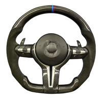 Volant en cuir pour voiture BMW M3 M4 M5 M6 F30 F10 F15 F36 F01 F20 F22 F25 F31 F32 E70 E71 E90 E91 E92 X1 X2 X3 X4 X5 X6